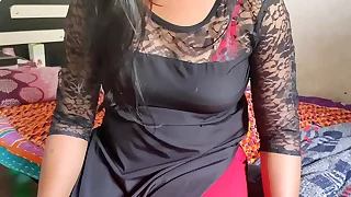 Stepsister seduces stepbrother and gives crafty licentious experience, clear Hindi audio with Hindi dirty talk - Roleplay