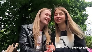 Ersties: Hot Blonde Girls Treasure Lesbian Sex Gather up